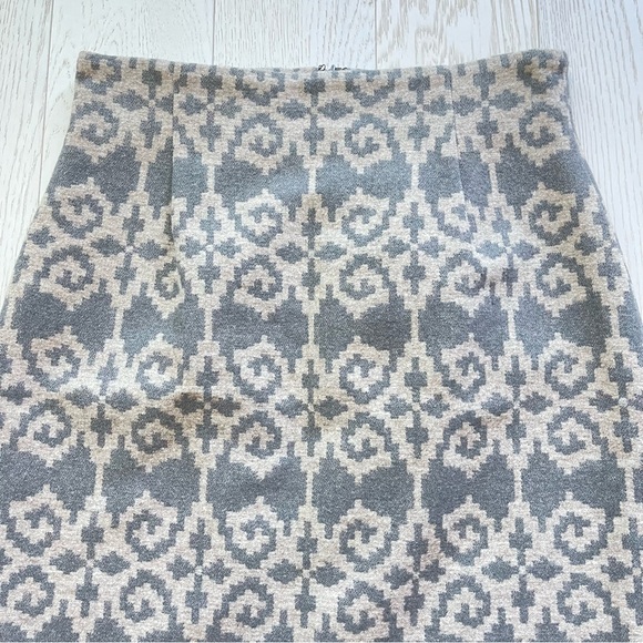 Pendleton the Portland collection 100% Virgin Wool Geometric Midi Pencil Skirt - Picture 2 of 14